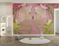 Fantasy castle wallpaper Mural - Giffywalls