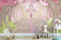 Fantasy castle wallpaper Mural - Giffywalls