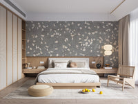 Gray Terrazzo Tile Wallpaper Mural - Giffywalls