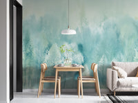 Enchanting watercolor tree wall mural