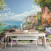 Ancient Houses of Italy Wallpaper Mural - Giffywalls