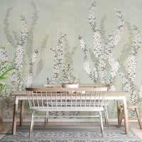 Nature-inspired stick-on wallpaper style