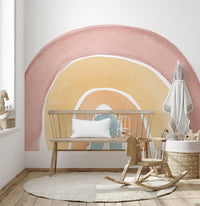 Watercolor Rainbow Colorful Wallpaper Murals - Giffywalls