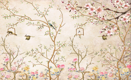 Madhuban Bagh Chinoiserie Wallpaper