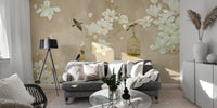 White Magnolia Flowers Wallpaper Murals - Giffywalls