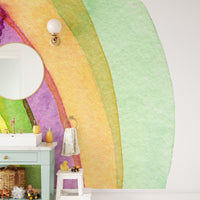 Watercolor Painted Strokes Wallpaper Murals - Giffywalls