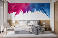 Color Rainbow Splash Wall Wallpaper Murals - Giffywalls