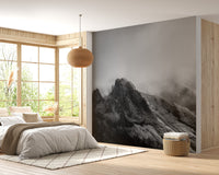 Scenic Black Mountain Wall Covering