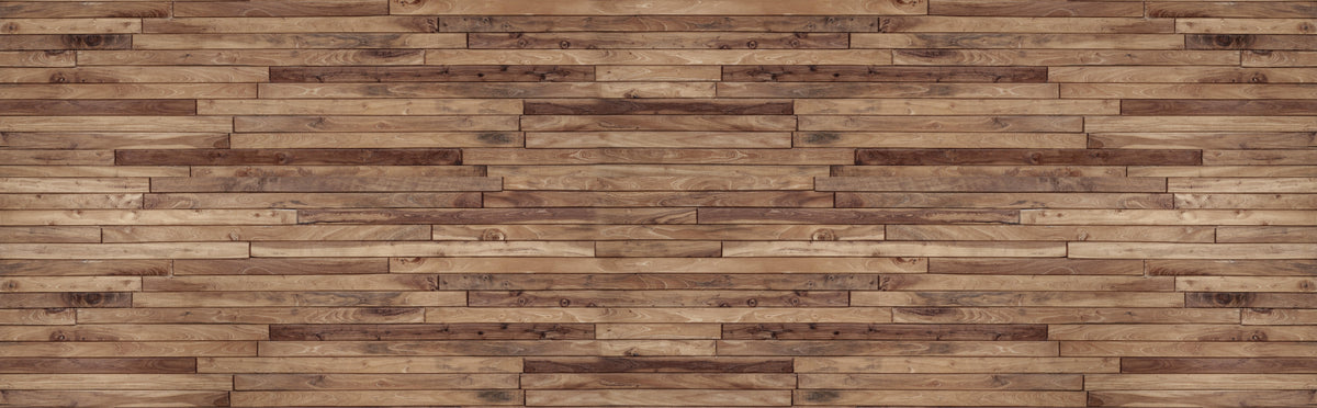 Panorama Wooden Background Brick Wallpaper Murals in your room — zoomed