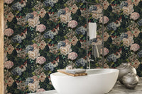 Moody Dark Floral Wall Decor