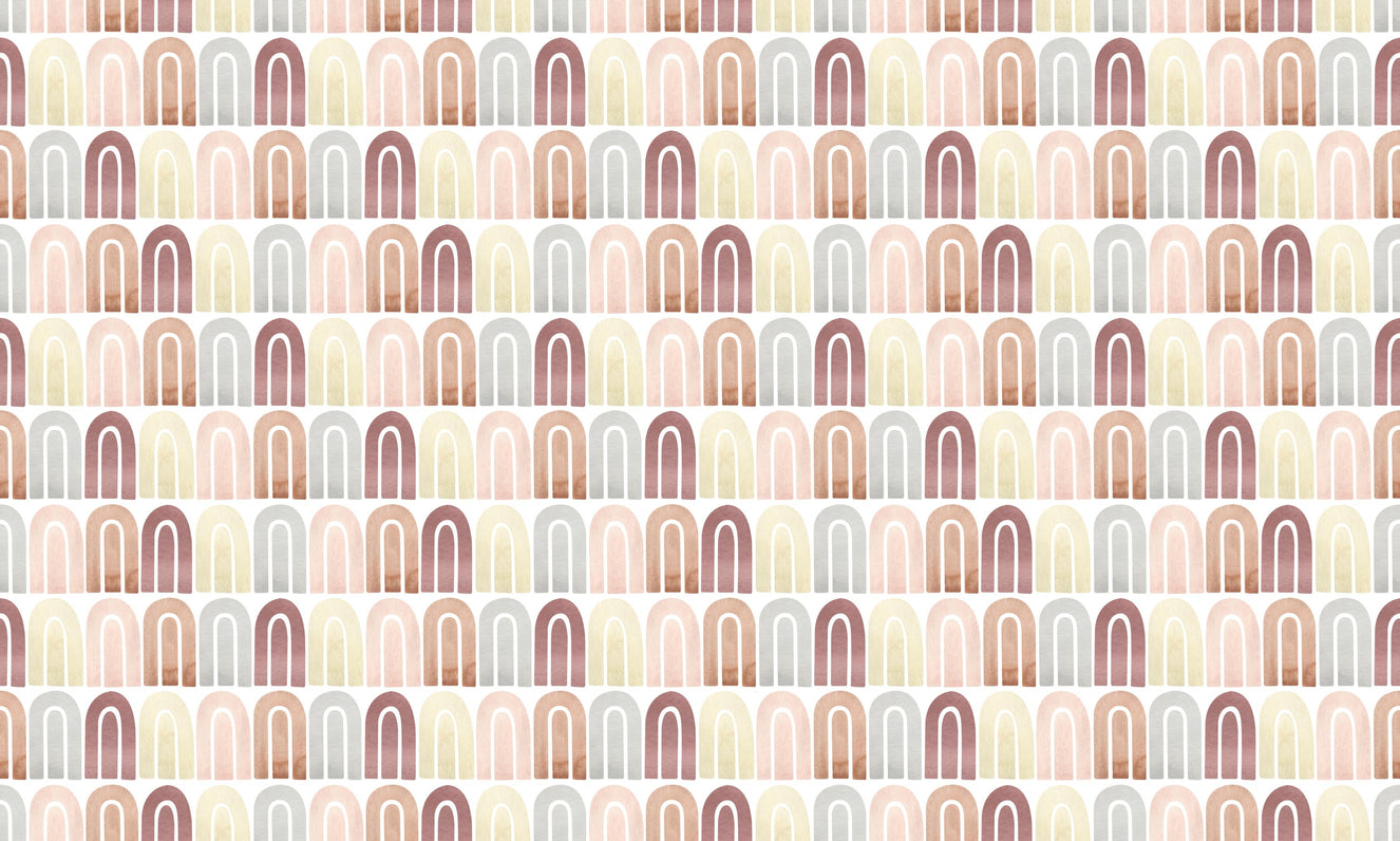 Boho Watercolour Peel And Stick Wallpaper