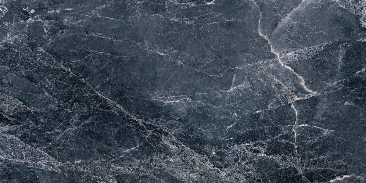 Dark Blue Marble Texture Wall Mural