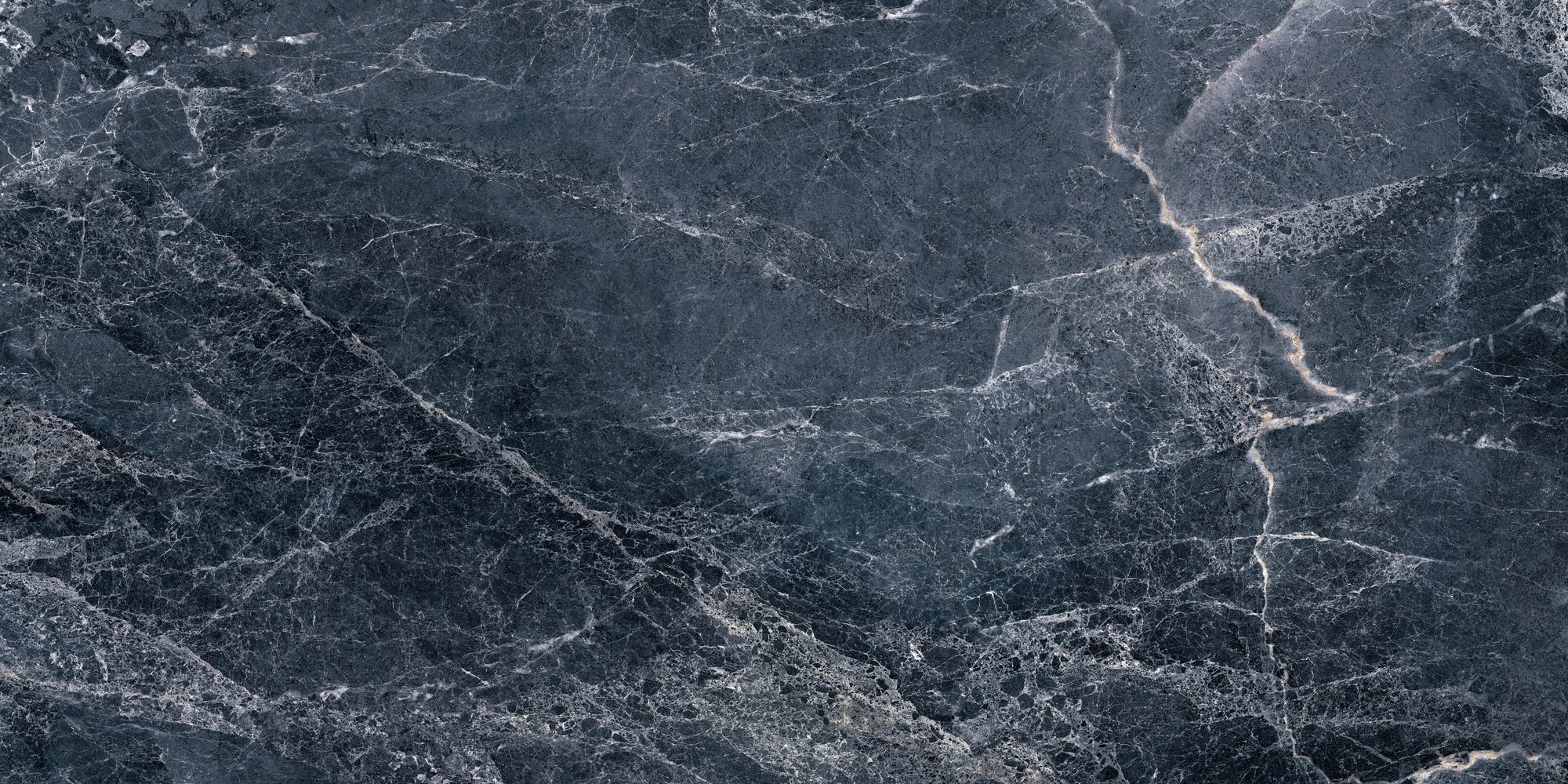 Dark Blue Marble Texture Wall Mural