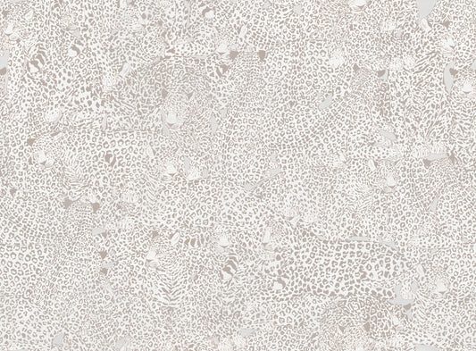 Leopard Pattern Neutral Wallpaper
