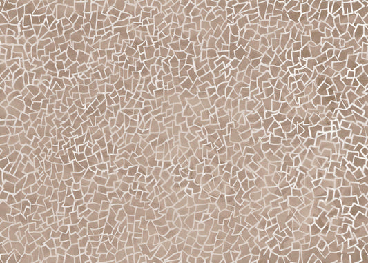Modern Crackled Taupe Design Wallpaper