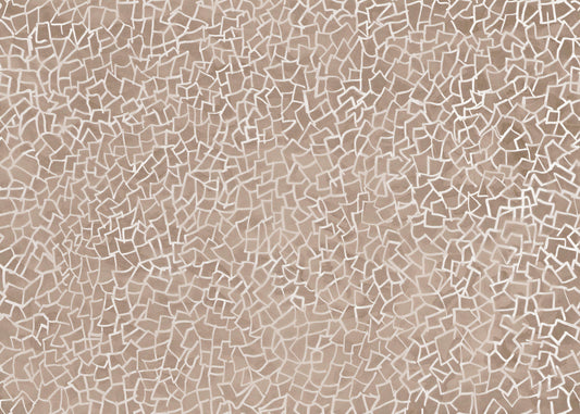 Modern Crackled Taupe Design Wallpaper