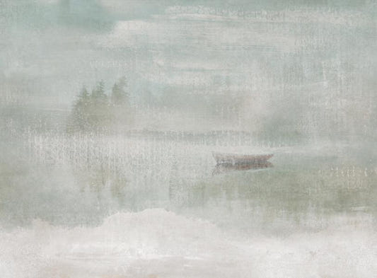 Dreamy Foggy Shore Wall Mural