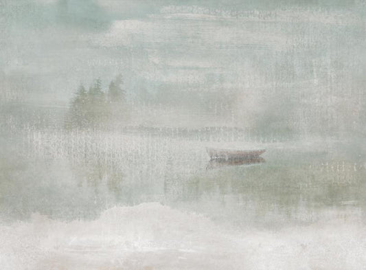 Dreamy Foggy Shore Wall Mural