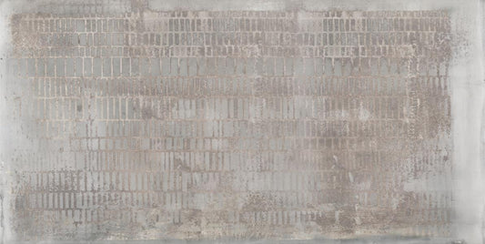 Industrial Aged Concrete Grid Wallpaper