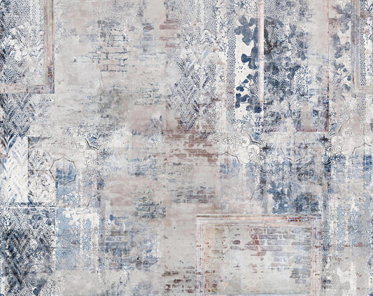 Vintage Distressed Brick Wallpaper