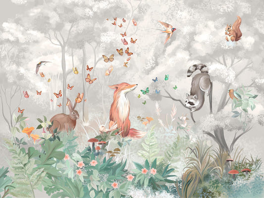 Mystical Forest Creatures Wallpaper