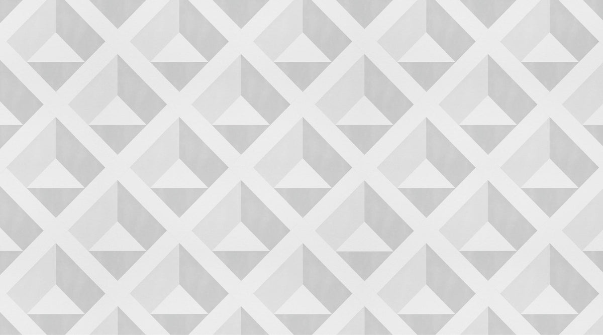 Geometric 3D Diamond Wallpaper in your room — zoomed