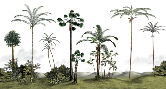 Serene Tropical Landscape Wallpaper
