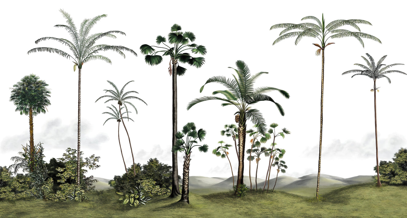 Serene Tropical Landscape Wallpaper