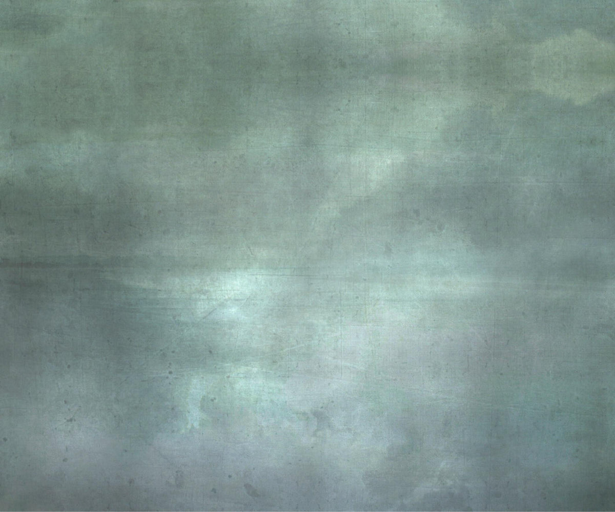 Green Ombre Textured Wallpaper in your room — zoomed
