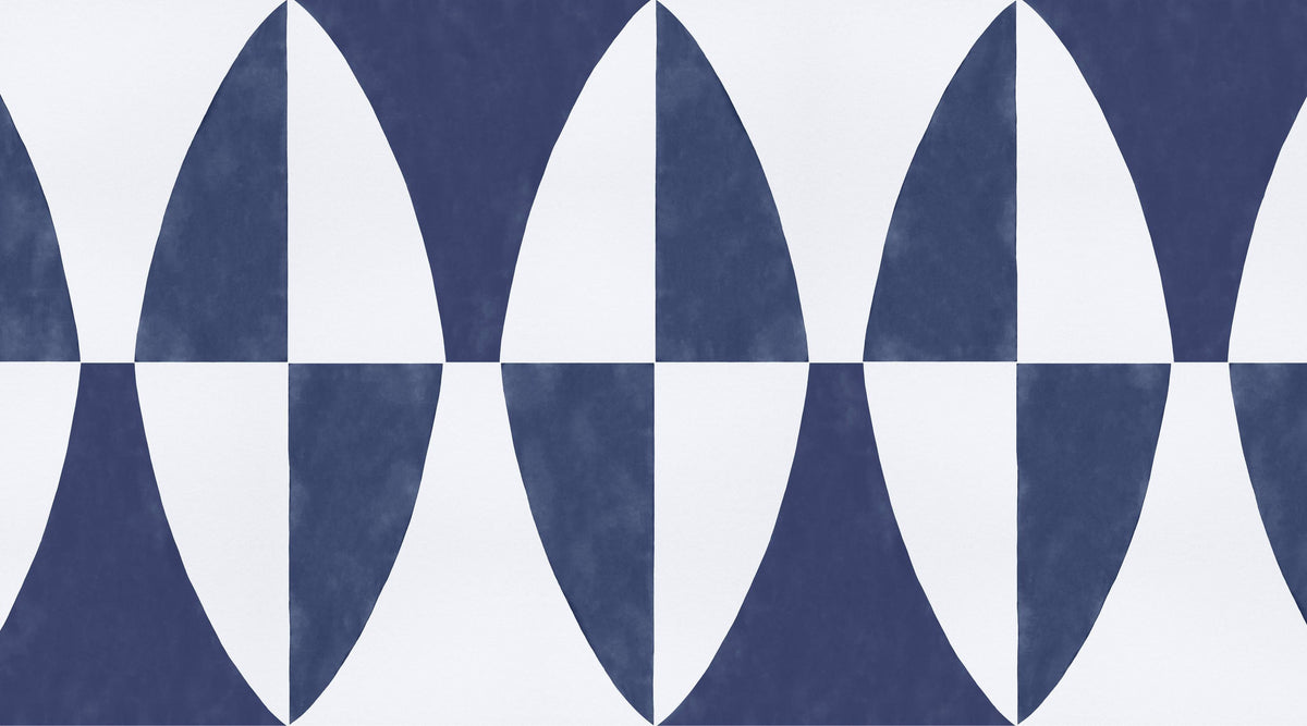 Abstract Navy Wall Design Wallpaper in your room — zoomed