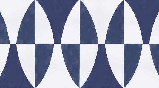 Abstract Navy Wall Design Wallpaper