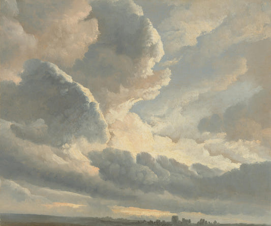 Golden Twilight Cloud Wall Mural