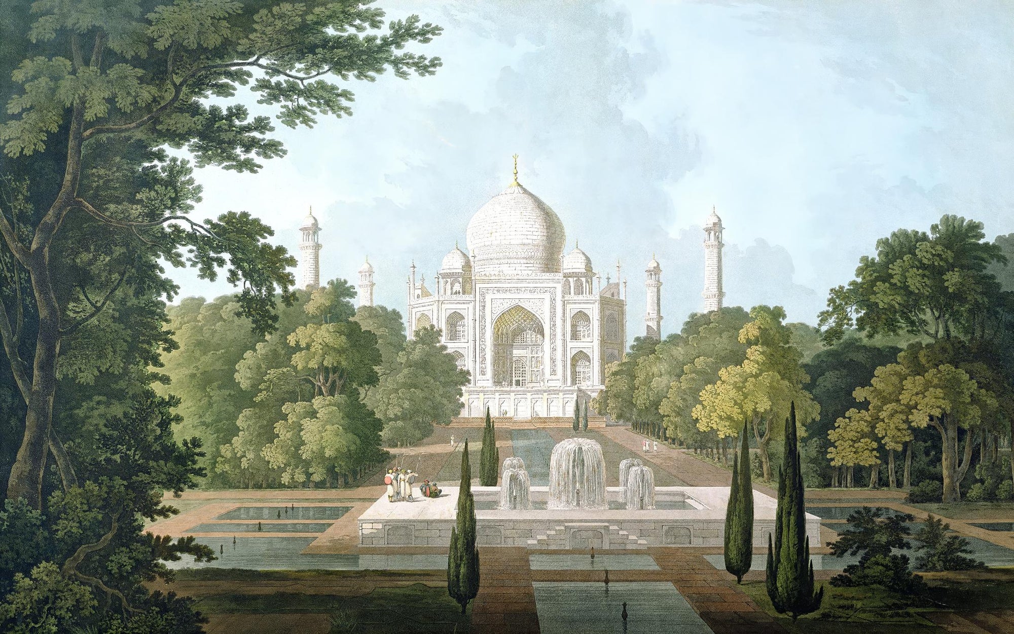 Mughal Heritage Taj Mahal Wallpaper
