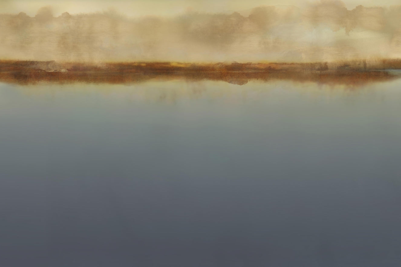 Misty Lake Landscape Wallpaper