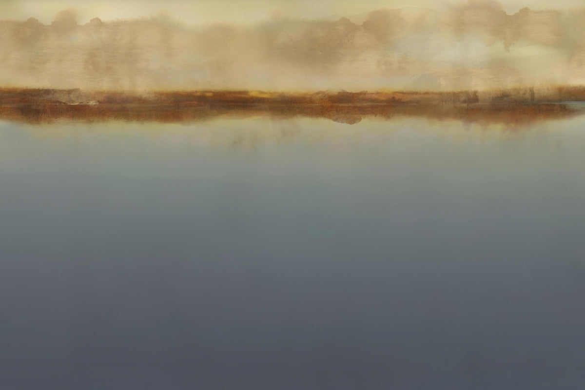 Misty Lake Landscape Wallpaper