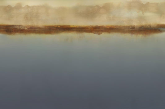 Misty Lake Landscape Wallpaper