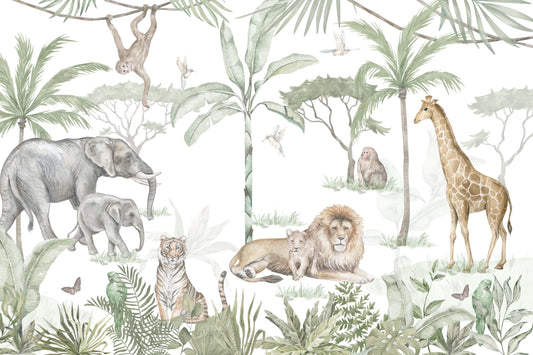 Tropical Wildlife Adventure Wallpaper