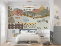 Farmhouse nursery wallpaper for walls

