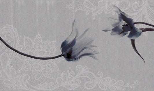 Muted Floral Mist Wallpaper