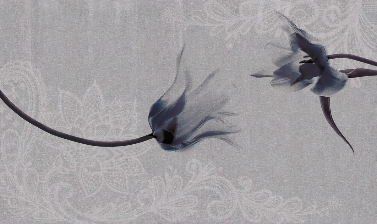 Muted Floral Mist Wallpaper
