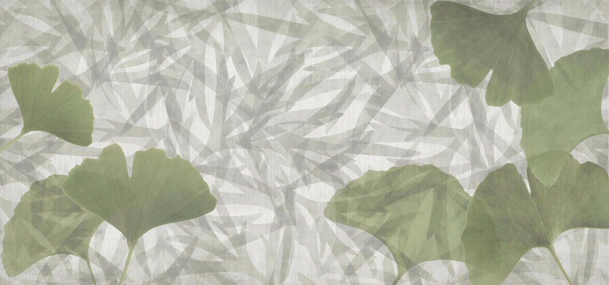Ginkgo Leaf Botanical Wallpaper