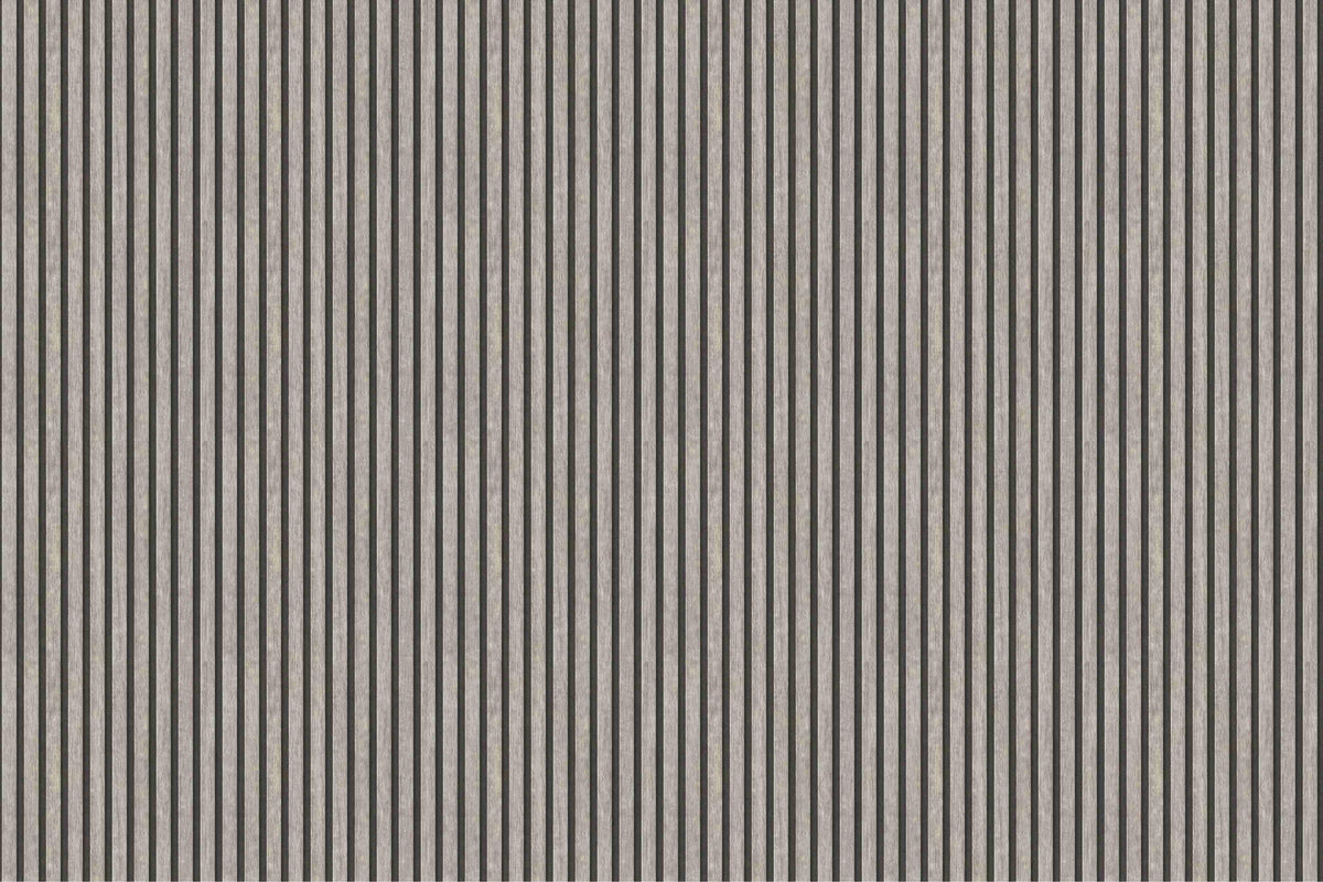 Gray Grunge Wood Stripe Wallpaper