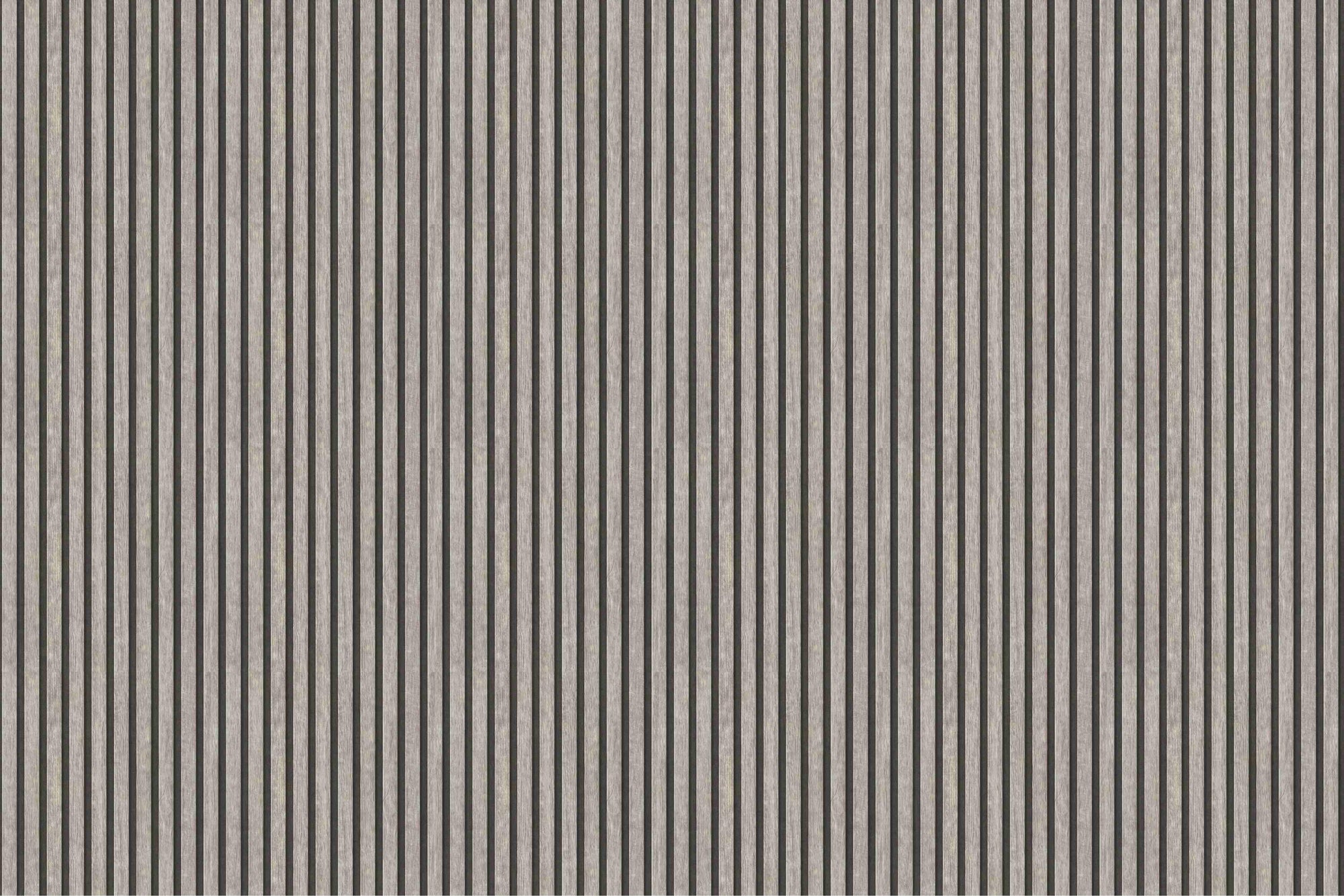 Gray Grunge Wood Stripe Wallpaper
