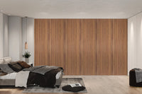 Natural wood striped wallpaper pattern
