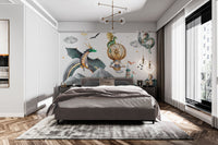 Fantasy dragon wallpaper in soft tones