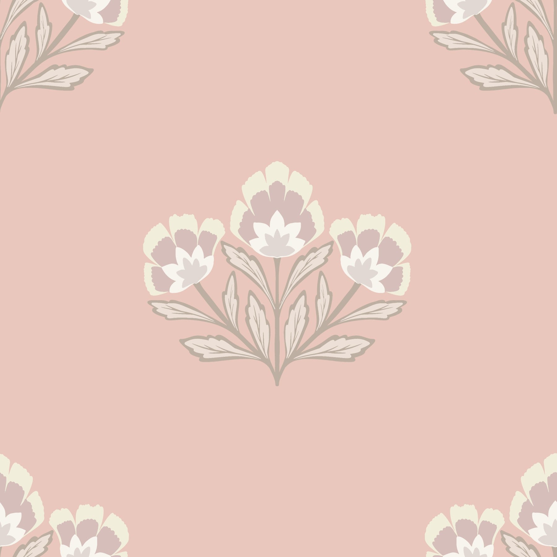 Blush Blooms Wallpaper⁠
