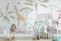 Animal Forest Wall Mural - Giffywalls