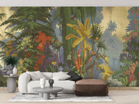 Vibrant Jungle Wall Mural - Giffywalls