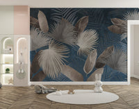 El Dorado Blue Wallpaper Mural - Giffywalls