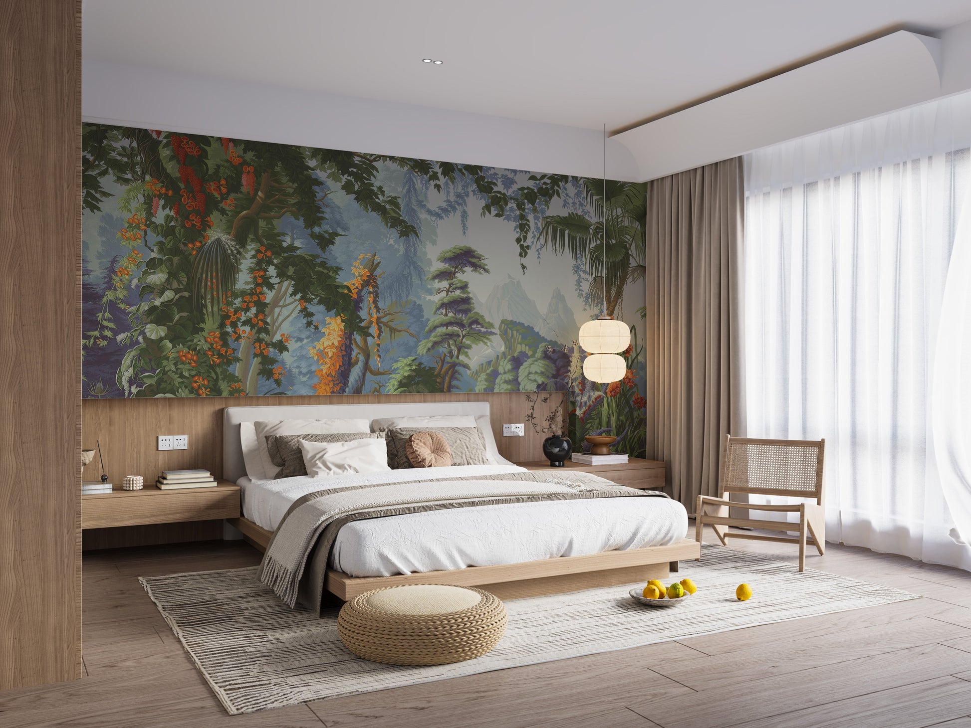 Peaceful Forest Wall Mural - Giffywalls